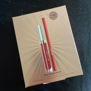 Stila Red Compassion Liquid Lipstick & Lip Liner Set